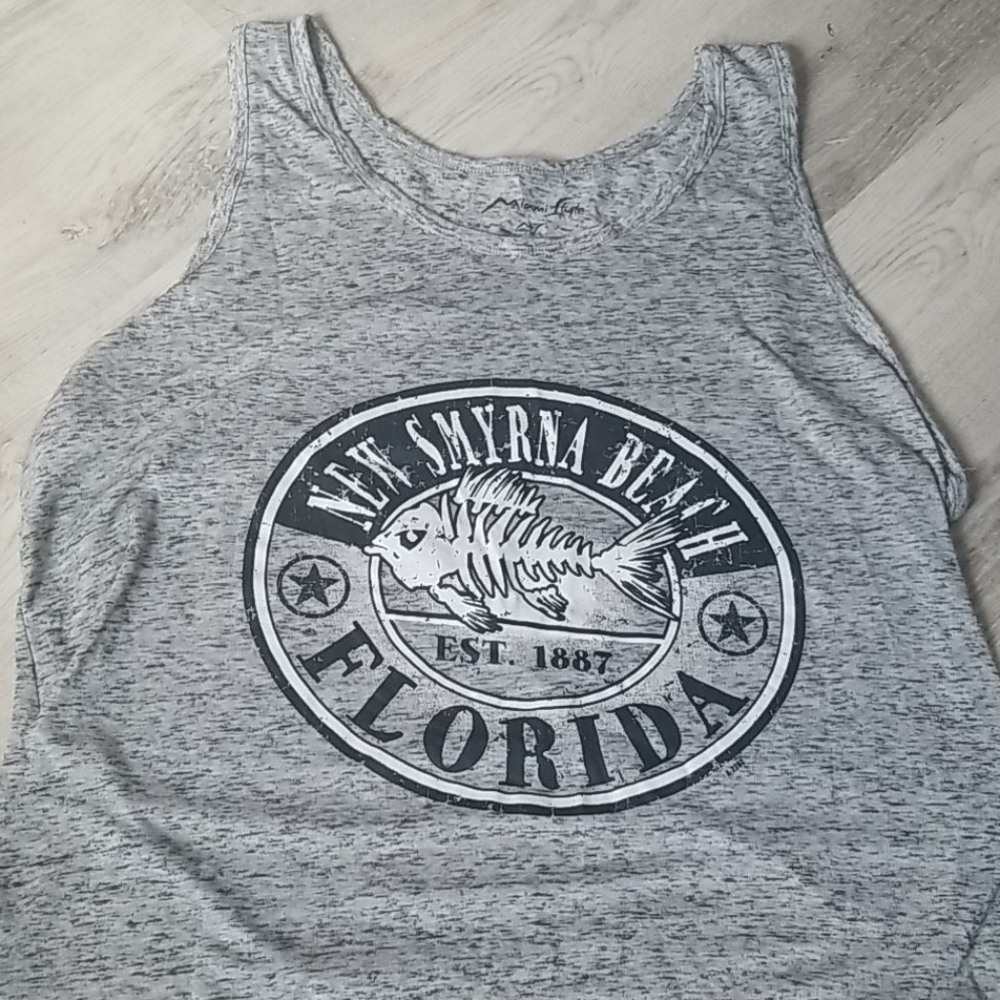 Tank top from Miami style, XL grey